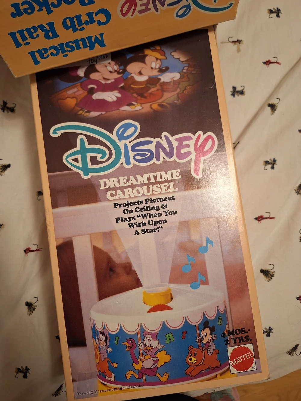 Disney Dreamtime Carousel Nursery Projector - Blue
